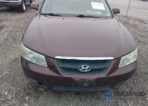 2006 Hyundai Sonata Gls V6/Lx V6 z USA, uszkodzony, nr VIN 5NPEU46F76H104087